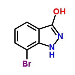 7-Bromo-3-hydroxyindazole structure