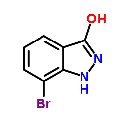 7-Bromo-3-hydroxyindazole Structure