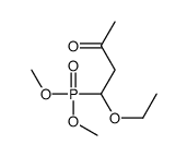 4-dimethoxyphosphoryl-4-ethoxybutan-2-one结构式