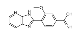 4-(1H-imidazo[4,5-b]pyridin-2-yl)-3-methoxybenzamide Structure