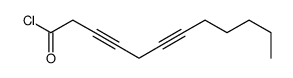 dodeca-3,6-diynoyl chloride结构式