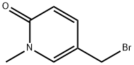 5-(Bromomethyl)-1-methylpyridin-2(1H)-one Structure
