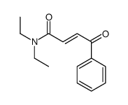 N,N-diethyl-4-oxo-4-phenylbut-2-enamide结构式
