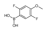 (2,5-Difluoro-4-methoxyphenyl)boronic acid structure