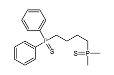 4-dimethylphosphinothioylbutyl-diphenyl-sulfanylidene-λ5-phosphane Structure