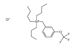 tributyl-[[3-(trifluoromethoxy)phenyl]methyl]azanium,chloride Structure