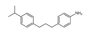 4-[3-(4-propan-2-ylphenyl)propyl]aniline结构式