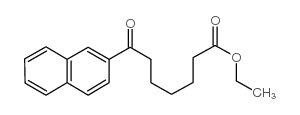 ETHYL 7-(2-NAPHTHYL)-7-OXOHEPTANOATE Structure