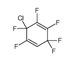 3-chloro-1,2,3,4,6,6-hexafluorocyclohexa-1,4-diene结构式