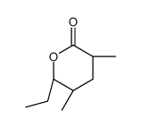 (3S,5S,6S)-6-ethyl-3,5-dimethyloxan-2-one Structure