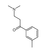 3-(dimethylamino)-1-(3-methylphenyl)propan-1-one Structure