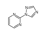 Pyrimidine, 2-(1H-1,2,4-triazol-1-yl)- (7CI,9CI)结构式