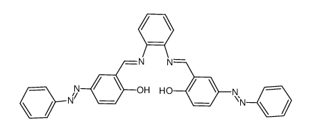 N,N'-bis(5-azophenyl-salicylidene)-1,2-phenylenediamine Structure