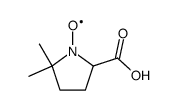 2-carboxy-5,5-dimethylpyrrolidine-1-oxyl结构式