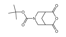 2,4-dioxo-3-oxa-7-azabicyclo[3.3.1]nonane-7-carboxylic acid tert-butyl ester Structure