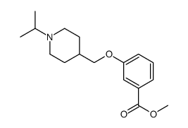 methyl 3-[(1-propan-2-ylpiperidin-4-yl)methoxy]benzoate结构式