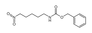 1-Carbobenzoxyamino-5-nitro-pentan结构式