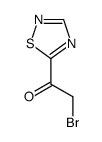 Ethanone, 2-bromo-1-(1,2,4-thiadiazol-5-yl)- (9CI) structure