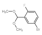 4-bromo-2-(dimethoxymethyl)-1-fluorobenzene Structure