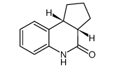 1,2,3,3a(S),5,9b(R)-hexahydro-cyclopenta[c]quinolin-4-one Structure