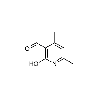 2-羟基-4,6-二甲基烟醛结构式