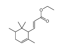 ethyl 3-(2,5,6,6-tetramethyl-2-cyclohexen-1-yl)acrylate structure