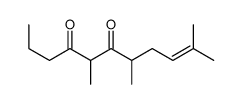 5,7,10-trimethylundec-9-ene-4,6-dione Structure