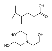 4,5,5-trimethylhexanoic acid, compound with 2,2',2''-nitrilotriethanol (1:1)结构式