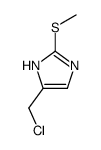 5-Chloromethyl-2-methylsulfanyl-1H-imidazole结构式