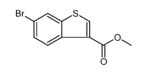 Benzo[b]thiophene-3-carboxylic acid, 6-bromo-, methyl ester结构式