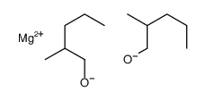 magnesium,2-methylpentan-1-olate Structure