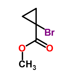 Methyl 1-bromocyclopropanecarboxylate Structure