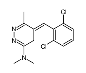 (5E)-5-[(2,6-dichlorophenyl)methylidene]-N,N,6-trimethyl-4H-pyridazin-3-amine Structure