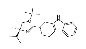 (S)-β-carboline-O-tert-butylvalinol formamidine结构式