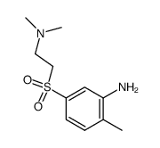 5-(2-dimethylamino-ethanesulfonyl)-2-methyl-aniline结构式
