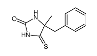 5-benzyl-5-methyl-4-thioxo-imidazolidin-2-one Structure