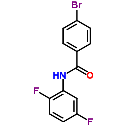 4-Bromo-N-(2,5-difluorophenyl)benzamide structure