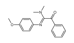 N'-(4-methoxyphenyl)-N,N-dimethyl-2-oxo-2-phenylacetimidamide Structure