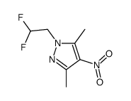 1-(2,2-Difluoroethyl)-3,5-dimethyl-4-nitro-1H-pyrazole图片