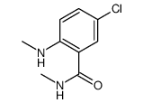 5-chloro-N-methyl-2-(methylamino)benzamide结构式