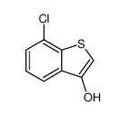 7-chloro-benzo[b]thiophen-3-ol结构式