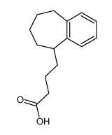 4-(6,7,8,9-tetrahydro-5H-5-benzocycloheptenyl)butyric acid Structure