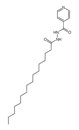 1-isonicotinyl-2-palmitoyl hydrazine结构式