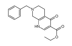 Ethyl7-benzyl-4-hydroxy-5,6,7,8-tetrahydro-1,7-naphthyridine-3-carboxylate Structure