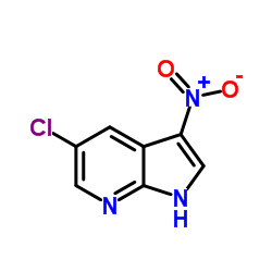 5-氯-3-硝基-1H-吡咯并[2,3-b]吡啶图片