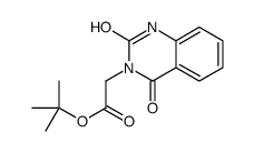 Tert-butyl 2-(2,4-dioxo-1,2-dihydroquinazolin-3(4H)-yl)acetate structure