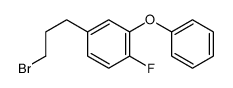 4-(3-bromopropyl)-1-fluoro-2-phenoxybenzene Structure