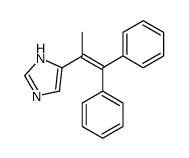 5-(1,1-diphenylprop-1-en-2-yl)-1H-imidazole结构式