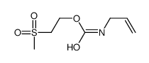 2-methylsulfonylethyl N-prop-2-enylcarbamate结构式