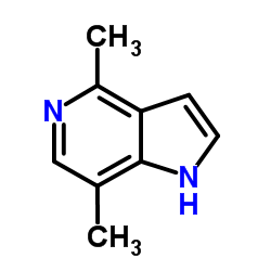 1H-Pyrrolo[3,2-c]pyridine, 4,7-dimethyl-结构式